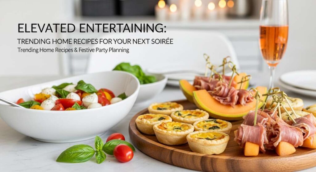 featured: elevated entertaining: trending home recipes for your next soirée
