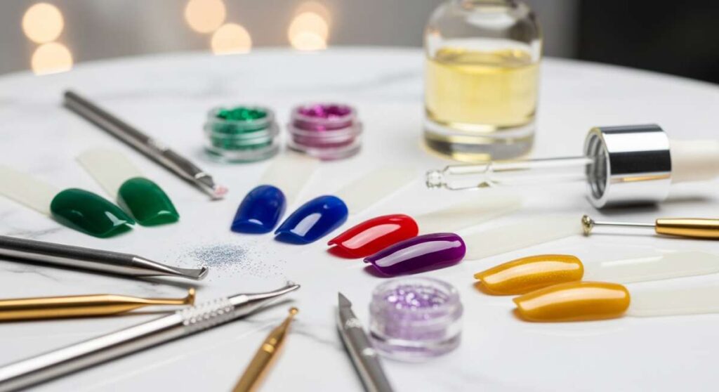 featured: elite brilliance: your ultimate guide to colorful couture nails