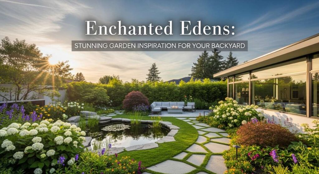 featured: enchanted edens: stunning garden inspiration for your backyard