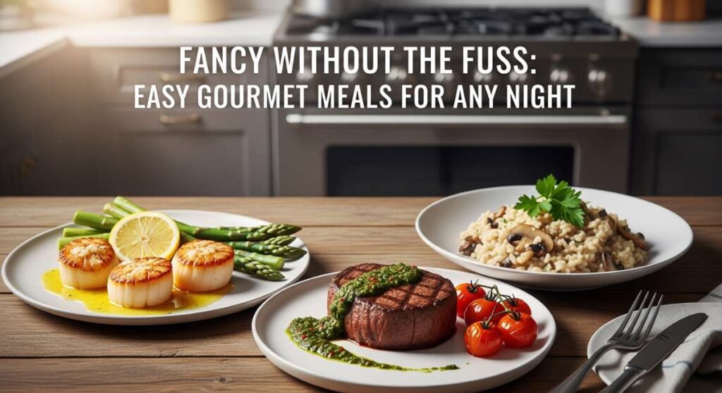 featured: fancy without the fuss: easy gourmet meals for any night