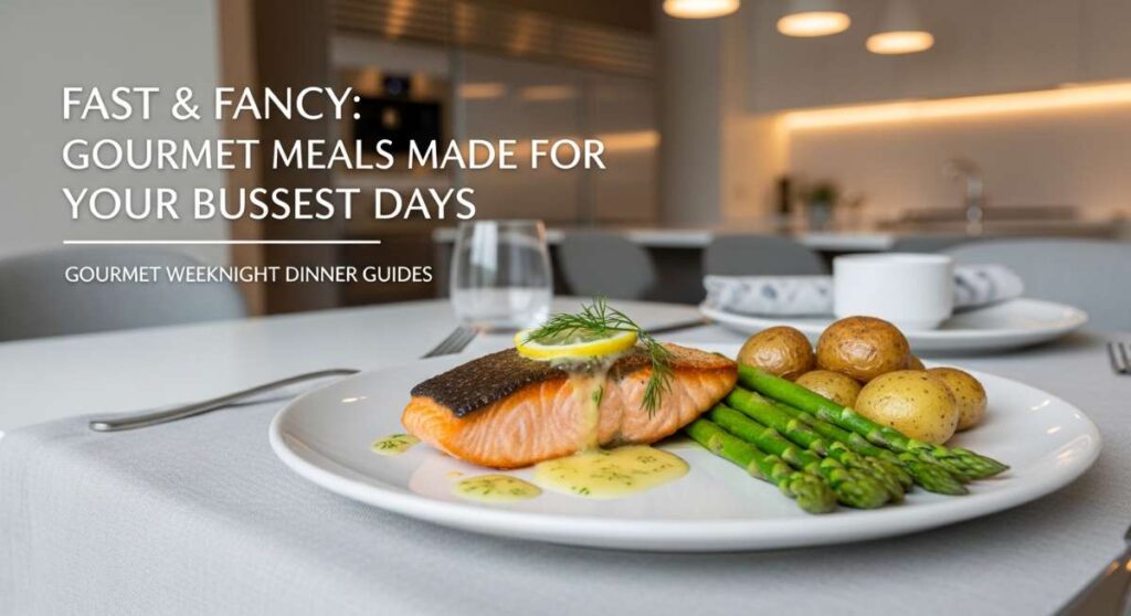 featured: fast & fancy: gourmet meals made for your busiest days