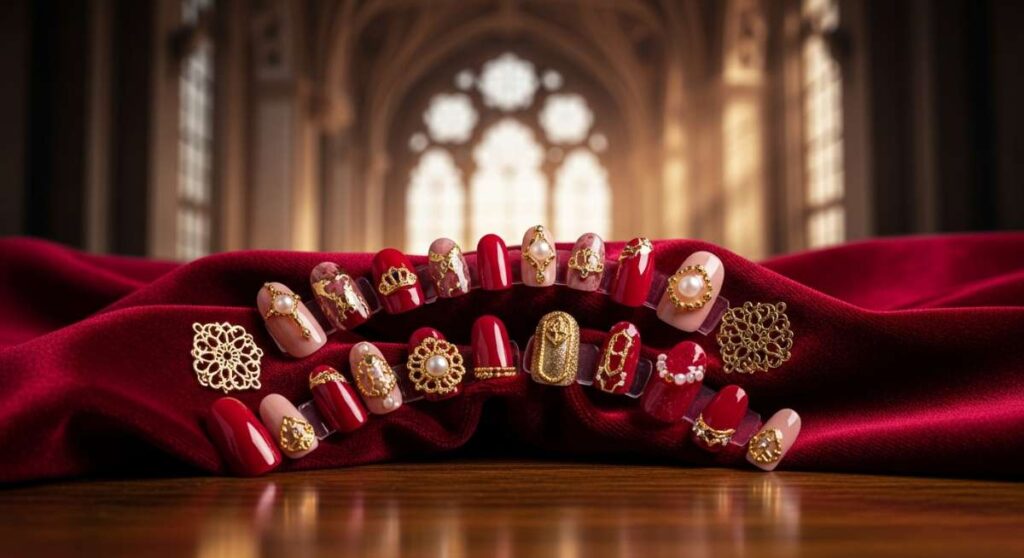featured: fit for a queen: why renaissance press on nails are the ultimate power move