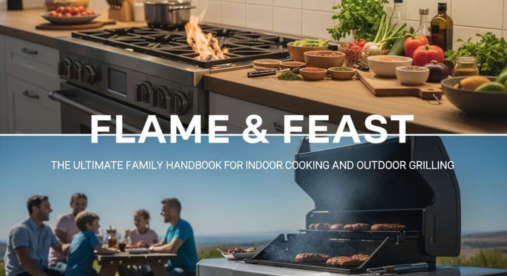 featured: flame & feast: the ultimate family handbook for indoor cooking and outdoor grilling