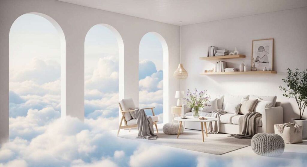 featured: floating on clouds: how to create a whimsical and dreamy home aesthetic