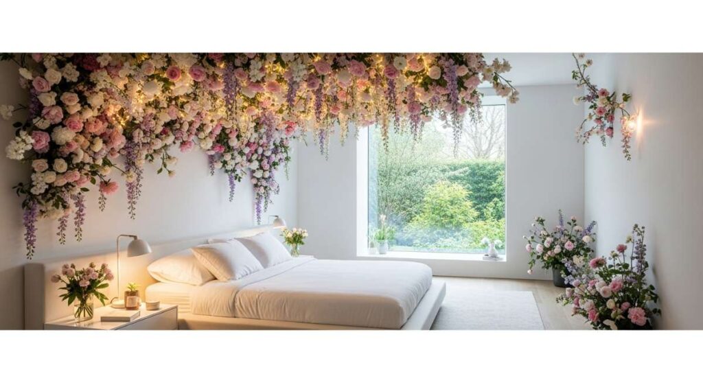 featured: floral magic: how to create an enchanted dreamscape bedroom