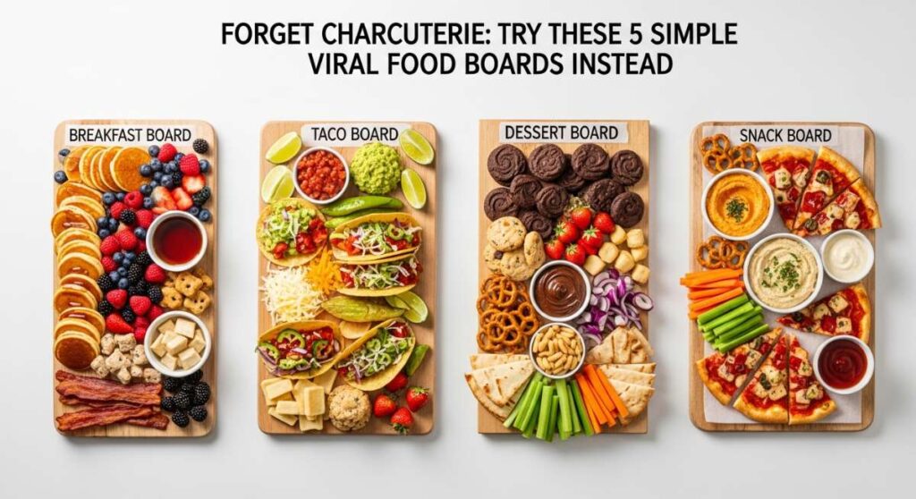 featured: forget charcuterie: try these 5 simple viral food boards instead