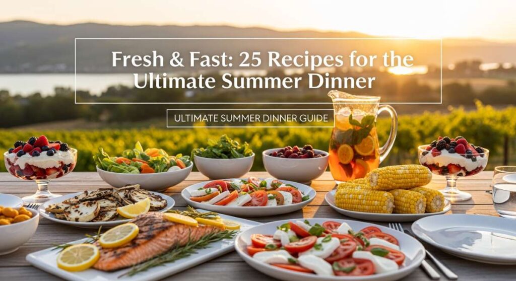 featured: fresh & fast: 25 recipes for the ultimate summer dinner