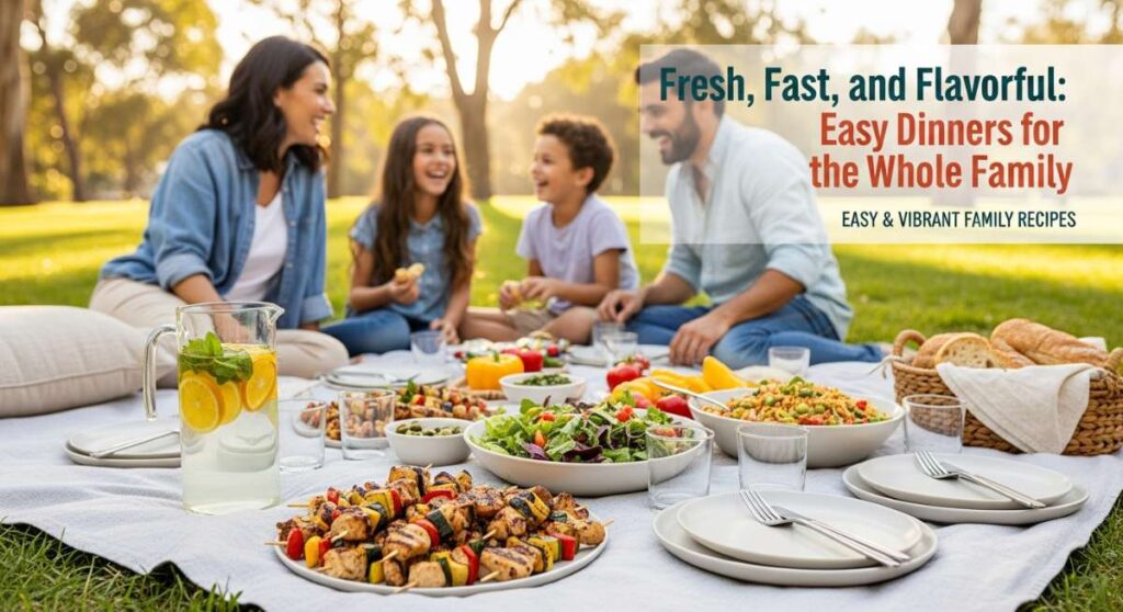 featured: fresh, fast, and flavorful: easy dinners for the whole family