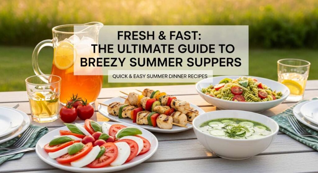 featured: fresh & fast: the ultimate guide to breezy summer suppers
