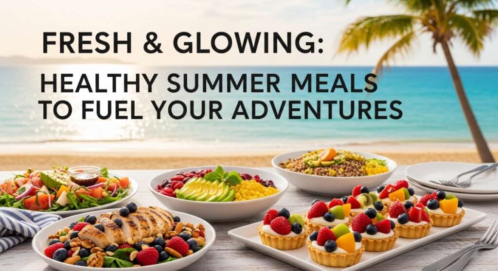 featured: fresh & glowing: healthy summer meals to fuel your adventures