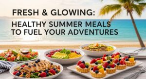 featured: fresh & glowing: healthy summer meals to fuel your adventures