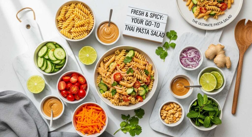 featured: fresh & spicy: your go to thai pasta salad recipe board
