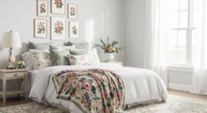featured: from attic to aesthetic: designing a charming vintage floral sanctuary