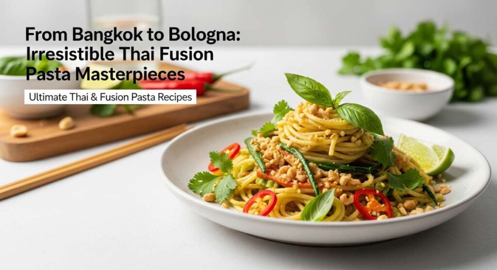 From Bangkok to Bologna: Irresistible Thai Fusion Pasta Masterpieces featured: from bangkok to bologna: irresistible thai fusion pasta masterpieces