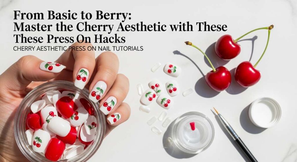 From Basic to Berry: Master the Cherry Aesthetic with These Press On Hacks featured: from basic to berry: master the cherry aesthetic with these press on hacks
