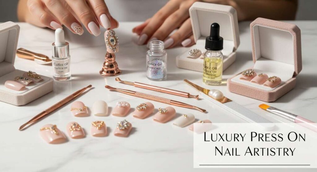 featured: from basic to bespoke: mastering the art of luxury press on manicures