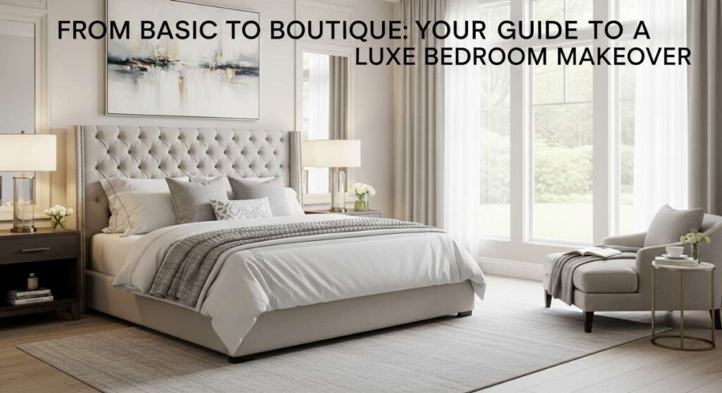 featured: from basic to boutique: your guide to a luxe bedroom makeover