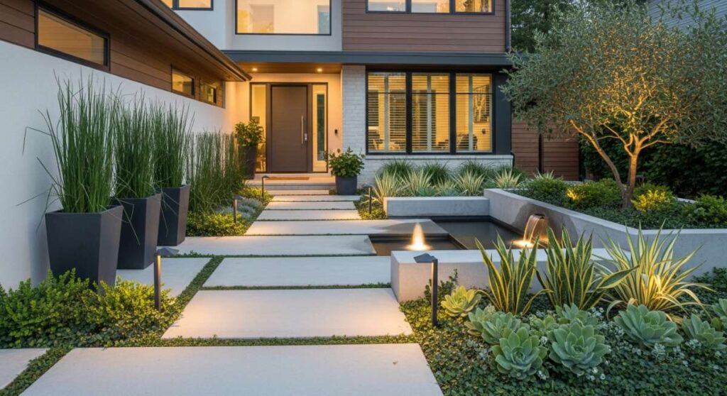 featured: from basic to breath taking: transforming your front yard into a modern oasis