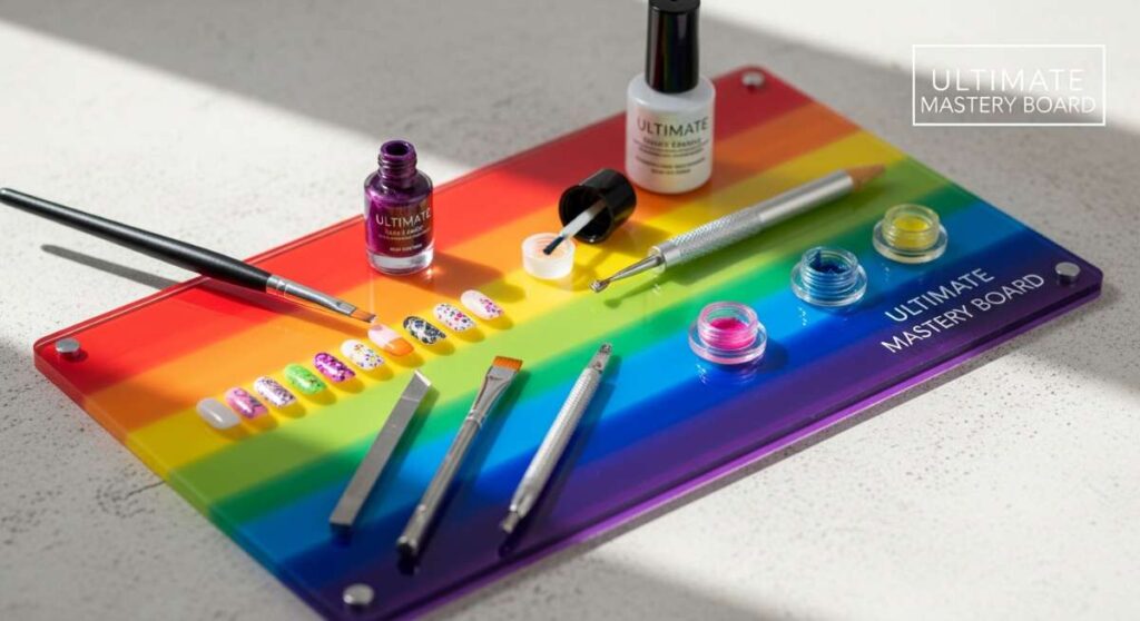 featured: from basic to brilliant: transforming your nails with the ultimate mastery board