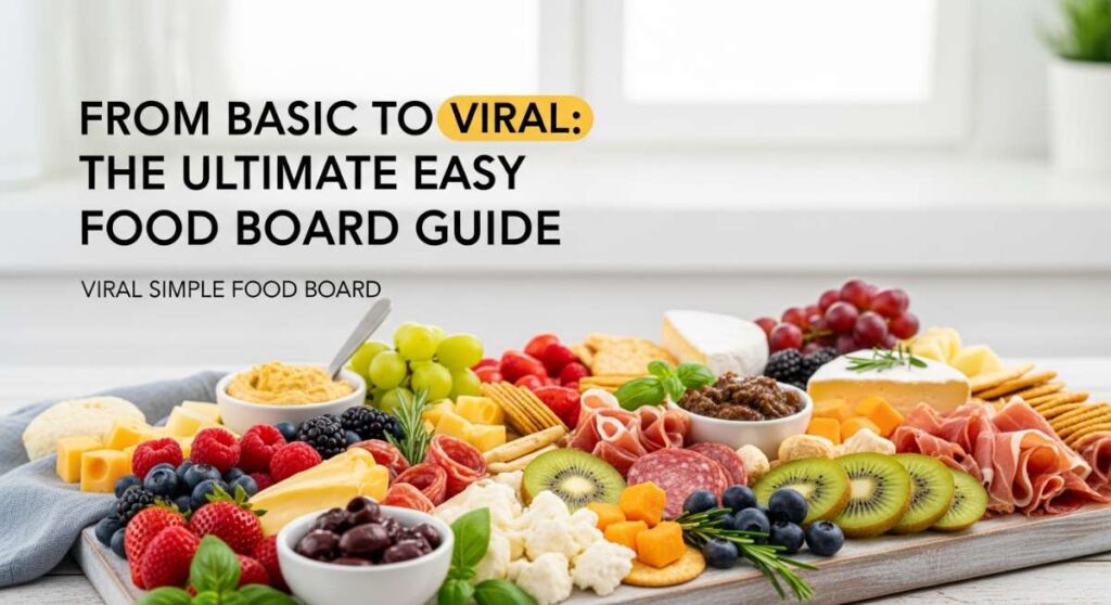 featured: from basic to viral: the ultimate easy food board guide