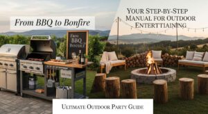 featured: from bbq to bonfire: your step by step manual for outdoor entertaining
