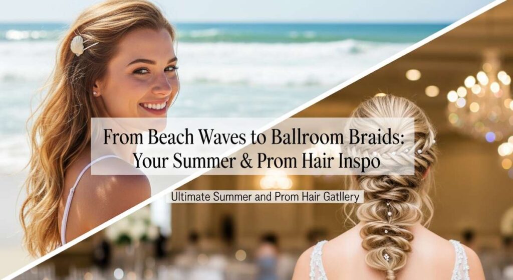 featured: from beach waves to ballroom braids: your summer & prom hair inspo