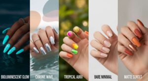 featured: from bioluminescent glow to bare minimal: 5 viral summer 2026 nail looks
