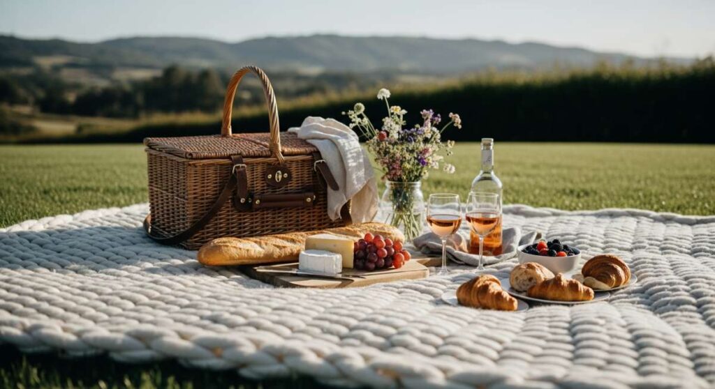 featured: from blankets to baskets: the art of the aesthetic picnic party