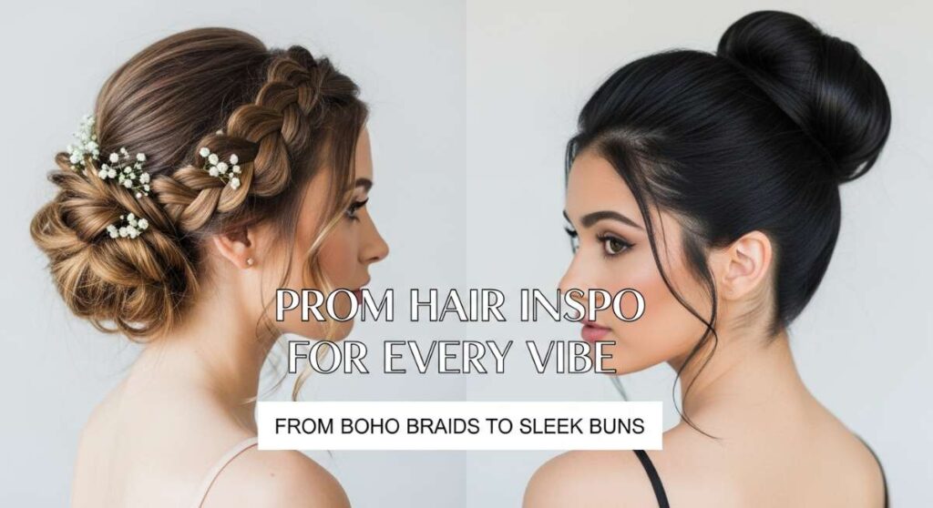 featured: from boho braids to sleek buns: prom hair inspo for every vibe