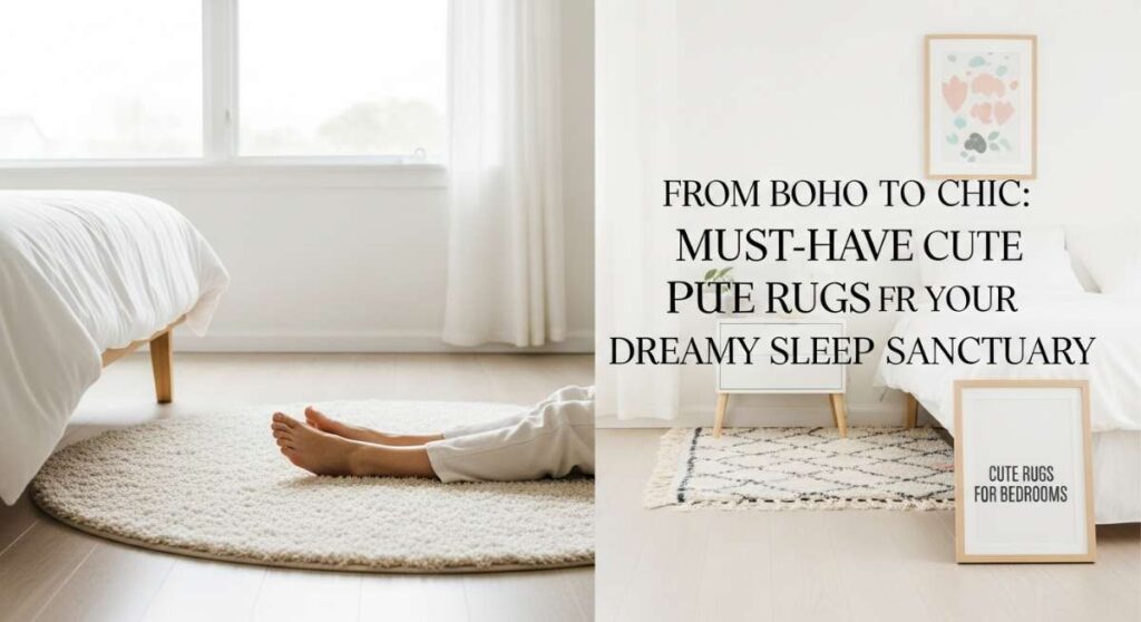 featured: from boho to chic: must have cute rugs for your dreamy sleep sanctuary