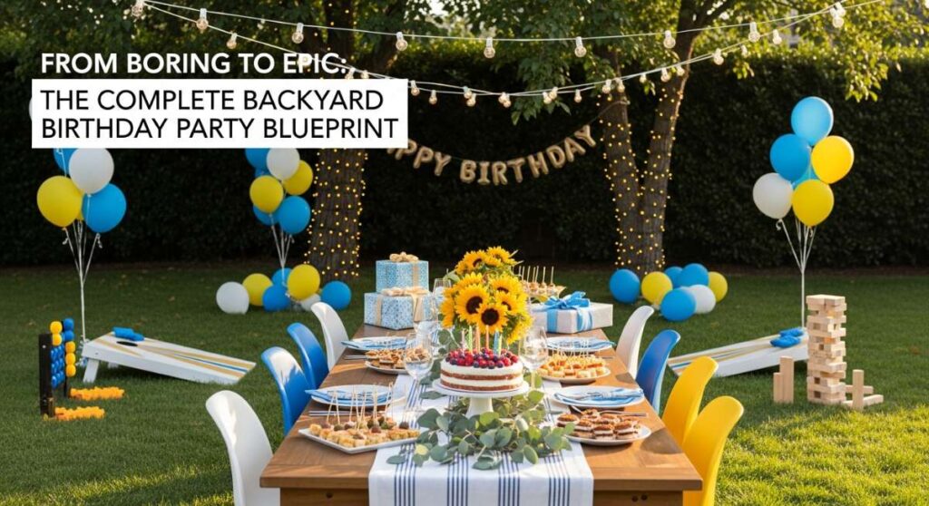 featured: from boring to epic: the complete backyard birthday party blueprint