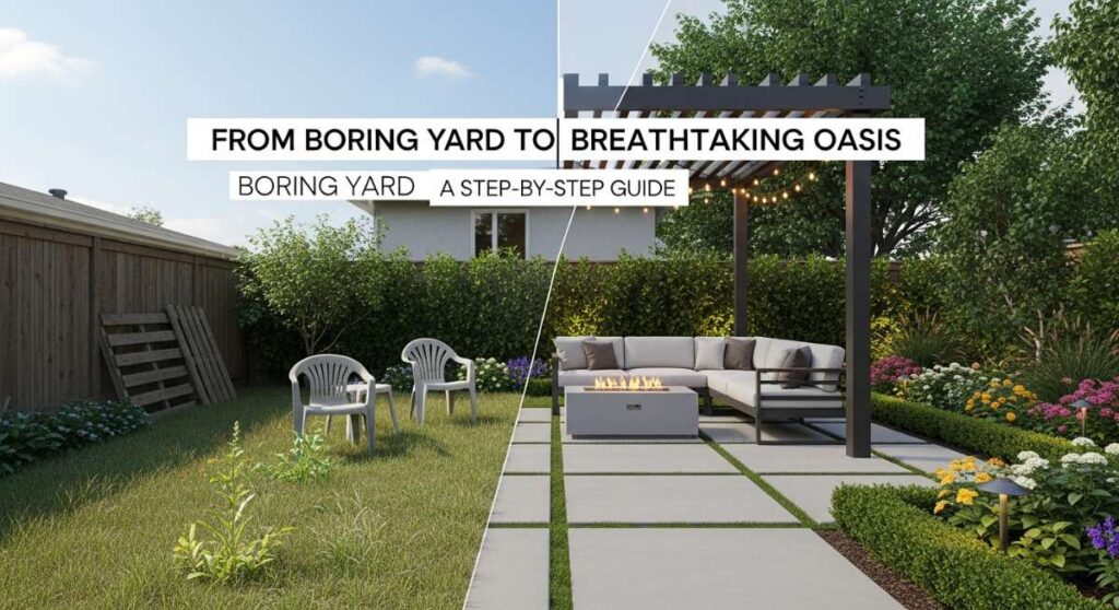 featured: from boring yard to breathtaking oasis: a step by step guide