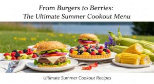 featured: from burgers to berries: the ultimate summer cookout menu