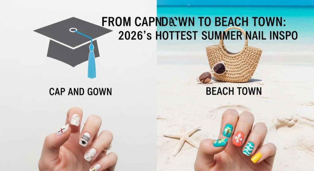 featured: from cap and gown to beach town: 2026's hottest summer nail inspo