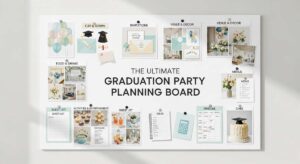 featured: from cap to cake: your ultimate graduation party planning board