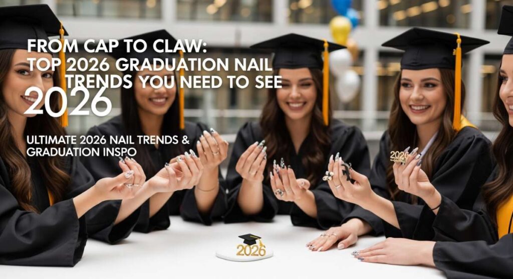 featured: from cap to claw: top 2026 graduation nail trends you need to see