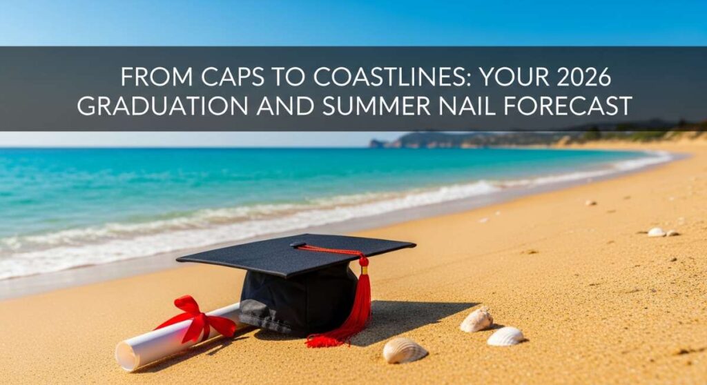 featured: from caps to coastlines: your 2026 graduation and summer nail forecast