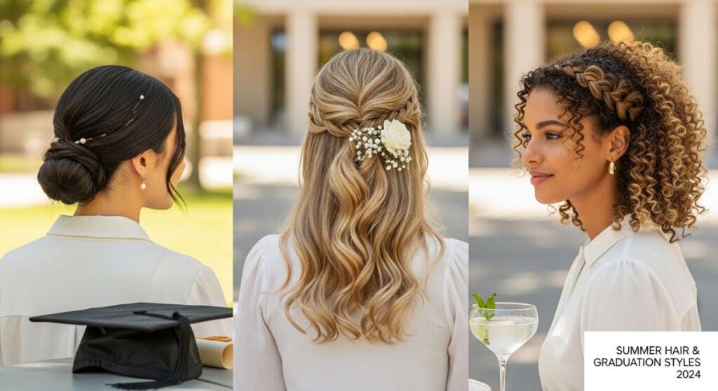 featured: from caps to cocktails: 2024’s best summer graduation hairstyles