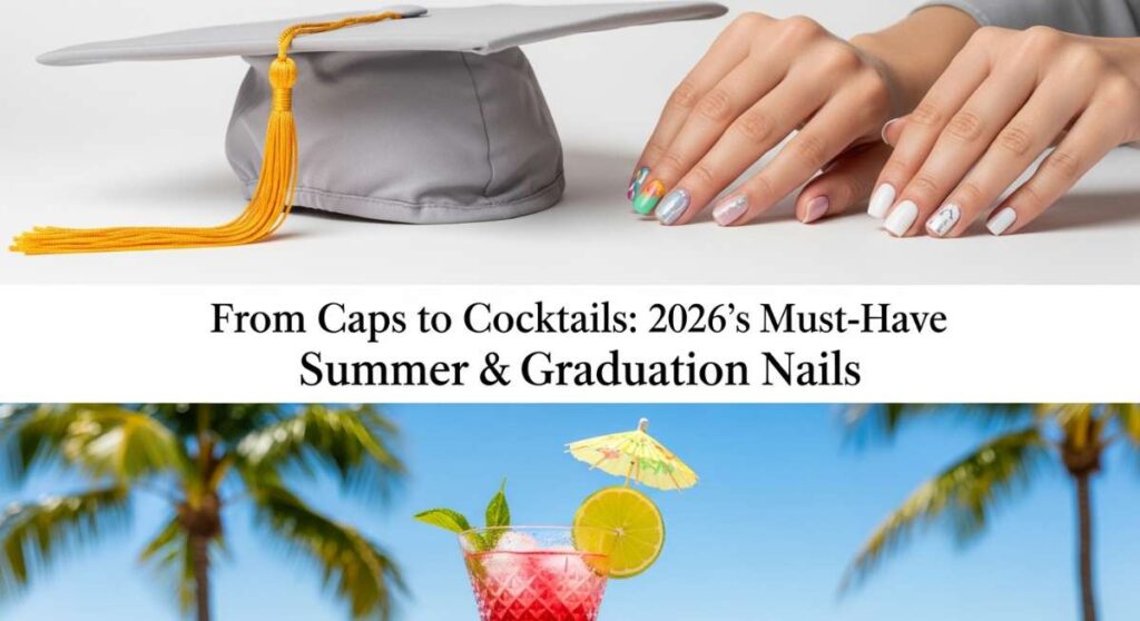 featured: from caps to cocktails: 2026’s must have summer & graduation nails
