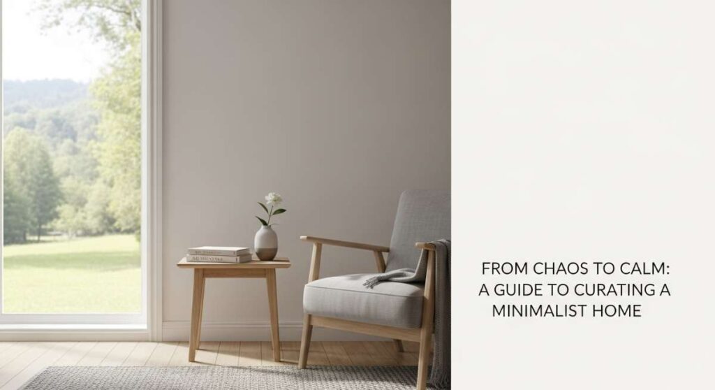 featured: from chaos to calm: a guide to curating a minimalist home
