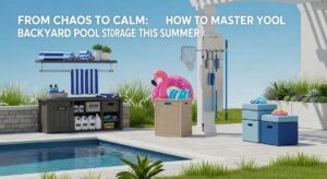 featured: from chaos to calm: how to master your backyard pool storage this summer