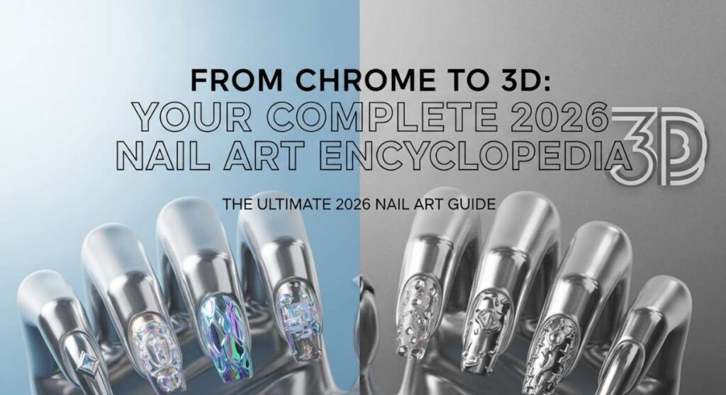 From Chrome to 3D: Your Complete 2026 Nail Art Encyclopedia featured: from chrome to 3d: your complete 2026 nail art encyclopedia
