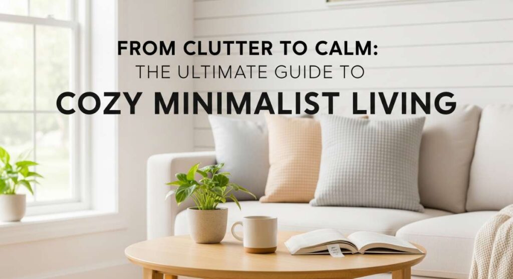 featured: from clutter to calm: the ultimate guide to cozy minimalist living