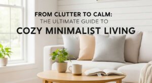 featured: from clutter to calm: the ultimate guide to cozy minimalist living