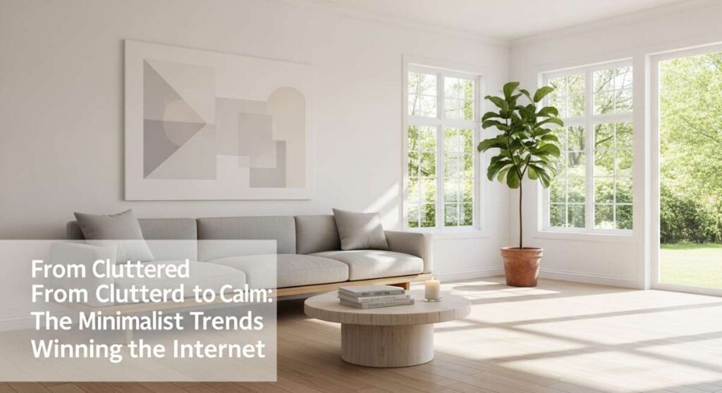 featured: from cluttered to calm: the minimalist trends winning the internet