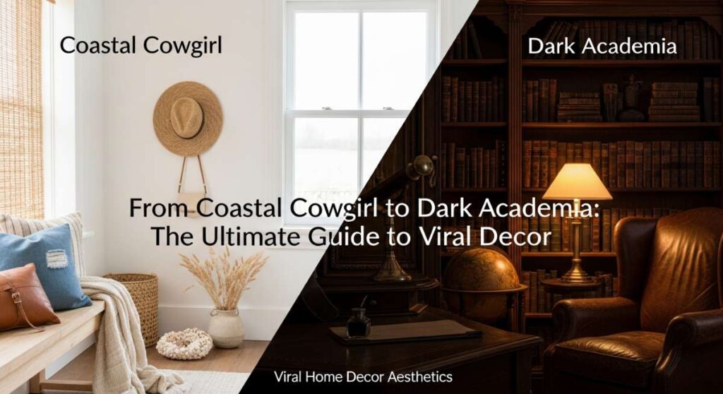 featured: from coastal cowgirl to dark academia: the ultimate guide to viral decor