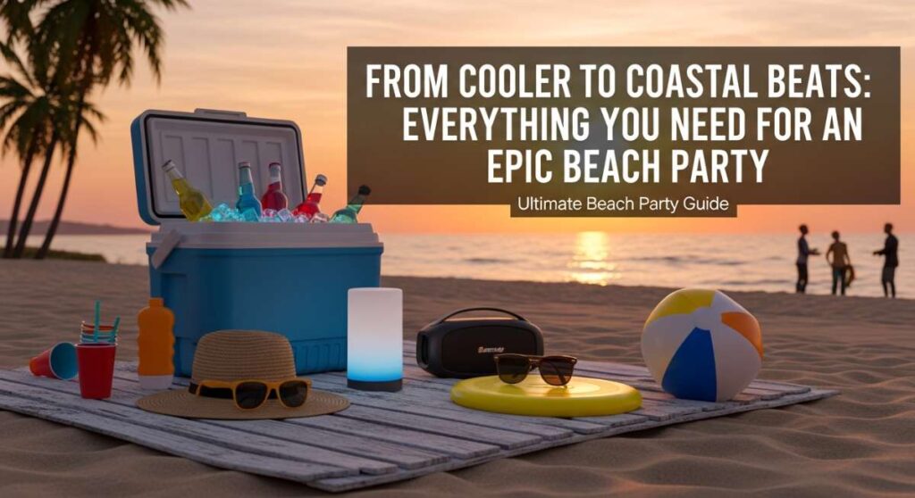 featured: from cooler to coastal beats: everything you need for an epic beach party