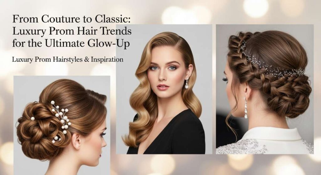 featured: from couture to classic: luxury prom hair trends for the ultimate glow up