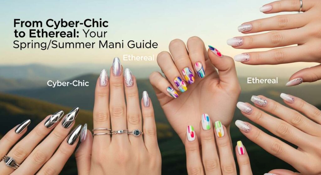 featured: from cyber chic to ethereal: your 2026 spring/summer mani guide