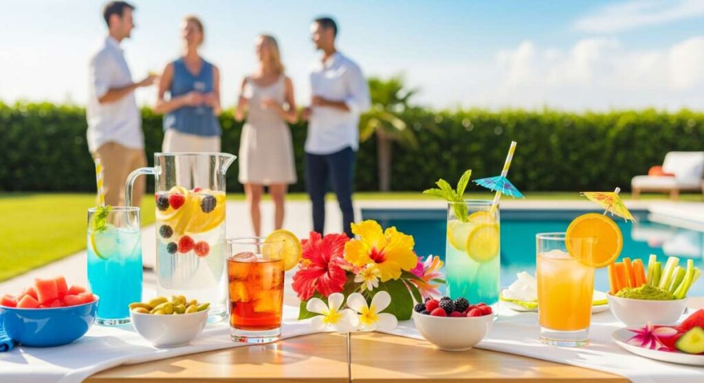 featured: from decor to drinks: how to throw the most vibrant summer party ever